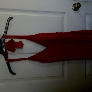 Red dress-Never worn size Large